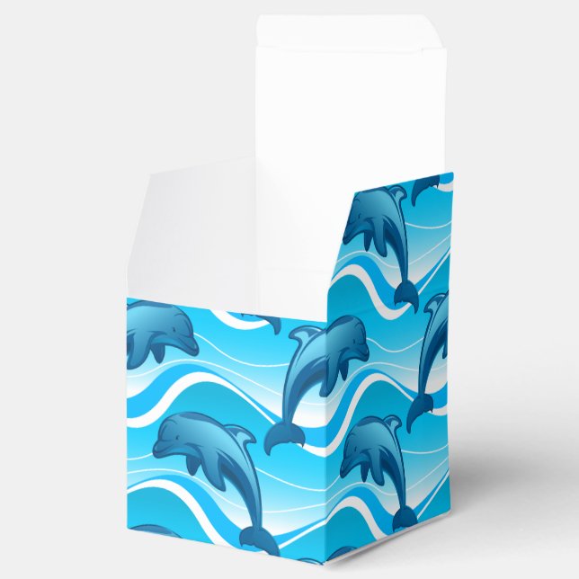 Dolphin-Springwellen Geschenkschachtel (Geöffnet)