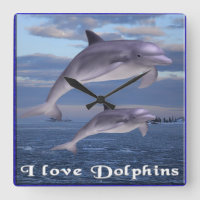  Dolphin Square Wall Clock