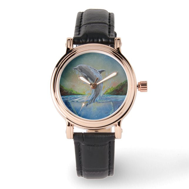 Dolphin Swim Armbanduhr (Vorderseite)