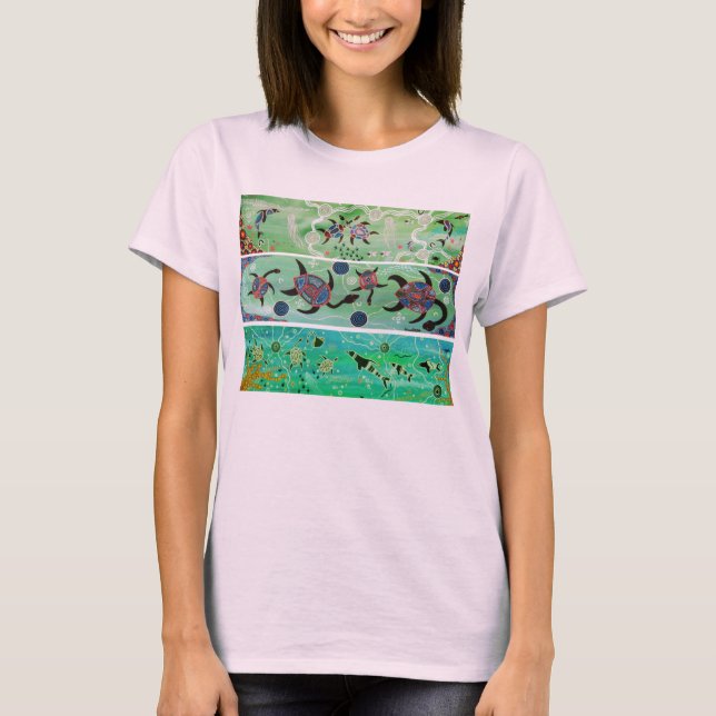 Dolphin & Turtle Dreaming T-Shirt (Vorderseite)