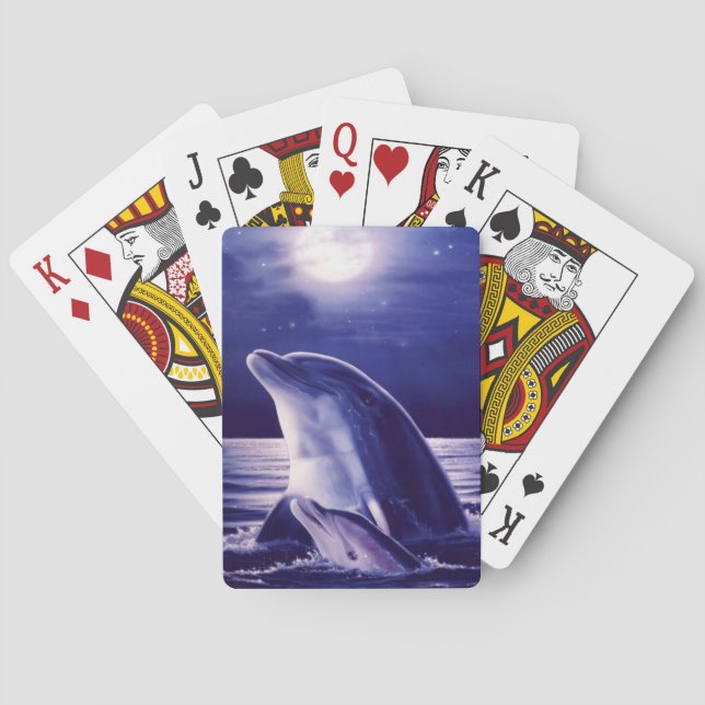 Dolphin und Baby Spielkarten (Rückseite)