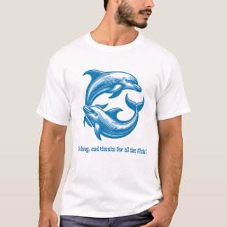Dolphin Vibes - Ride the Wave Tee