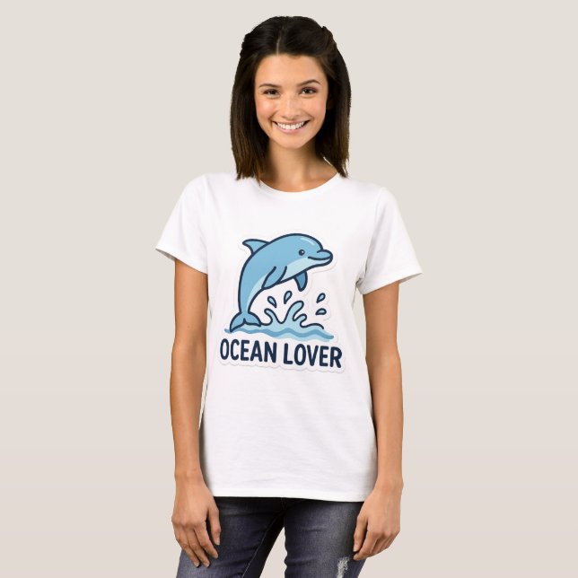 Dolphin Vibes T-Shirt (Vorne ganz)