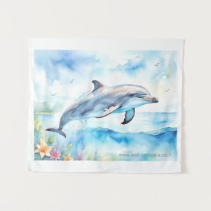 Dolphin Wandteppich