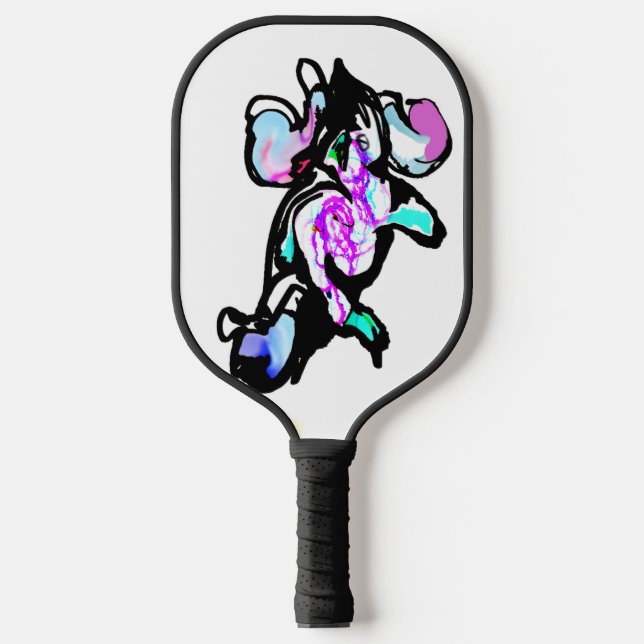 Dolphin wave fun pickleball schläger (Vorderseite)