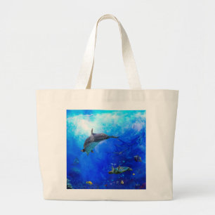 Dolphin World WIND AUF DEM WASSER Jumbo Stoffbeutel