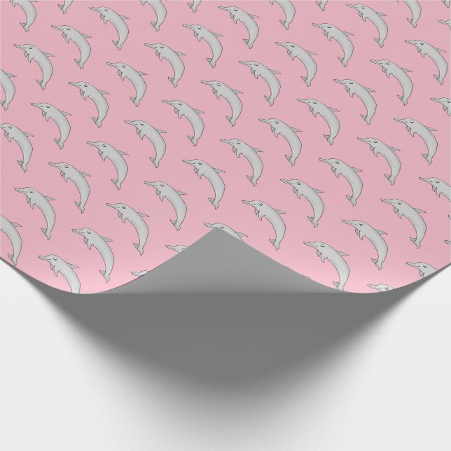 Dolphin Wrapping Paper Geschenkpapier (Ecke)
