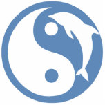 Dolphin Yin Yang Ornament Fotoskulptur Ornament<br><div class="desc">Yin und Yang sind zwei Gegensätze, die in Balance und Harmonie zusammenarbeiten. Es ist symbolisch in der chinesischen und koreanischen Geschichte sowie Taekwondo. Dieses blaue friedliche Zen-Symbol zeichnet sich durch ein Delphinausdesign aus. Das Dolphin Yin Yang Ornament ist eine einzigartige Geschenkidee.</div>