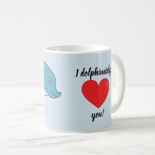Dolphinately Liebe I Sie! Kaffeetasse