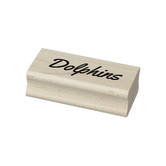 Dolphins ラバースタンプ gummistempel