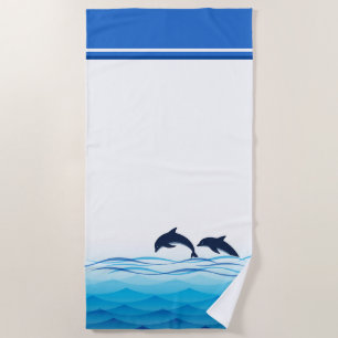 Dolphins Beach Handtuch