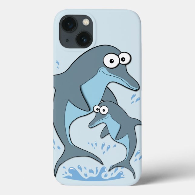 Dolphins Case-Mate iPhone Hülle (Rückseite)