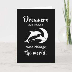 Dolphins Dolphin Sea Fish Animal Ocean Gift Idea Karte