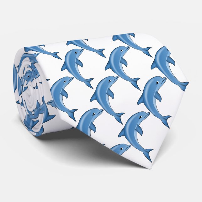 Dolphins Sports Football Basket Baseball Cravate (Roulé)