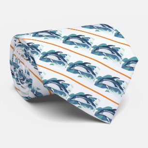 Dolphins Sports Football Basket Baseball Cravate