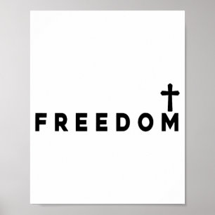 Dom Christliches Kreuz Patriotisch Poster
