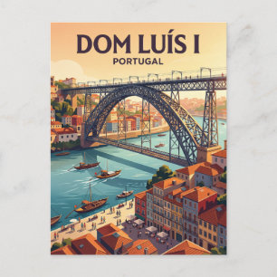 Dom-Luís-I-Brücke Portugal Postkarte