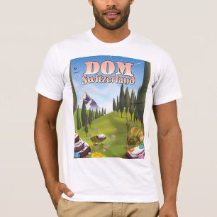 Dom Switzerland Reiseplakat T-Shirt