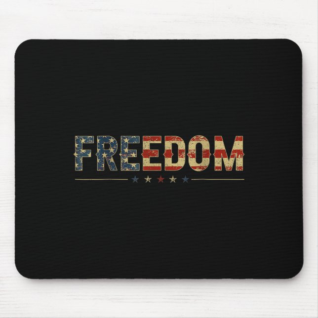 Dom Vintage Amerika Flagge  Mousepad (Vorne)