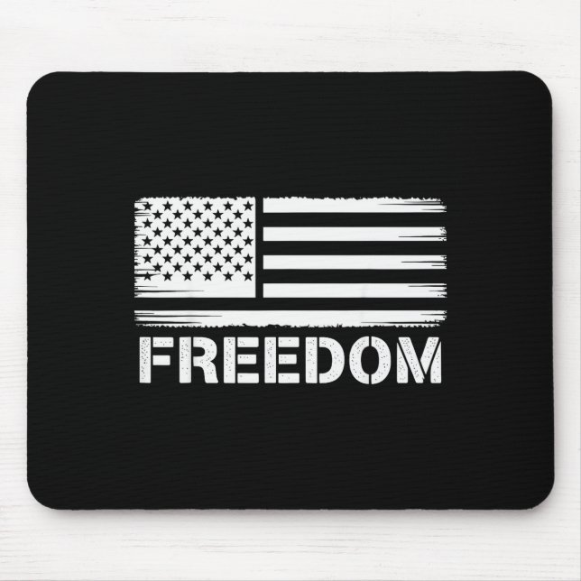 Dom Vintage Amerika Flagge  Mousepad (Vorne)