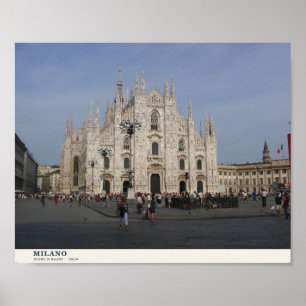 Dom von Mailand Duomo di Milano Reise-Wandkunst Poster