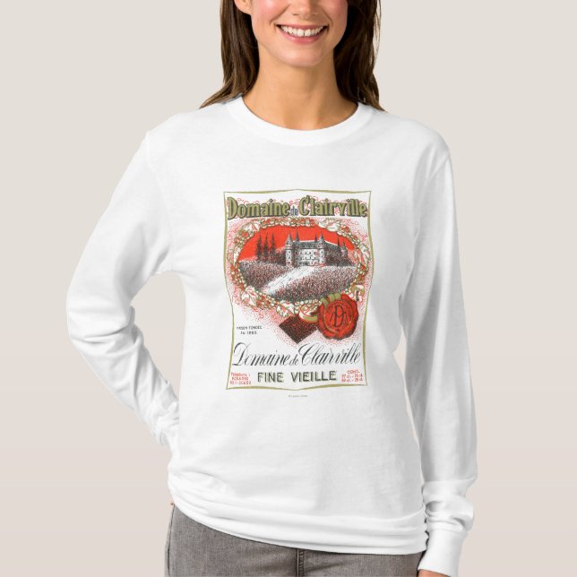 Domaine De Clairville Wine LabelEurope T-Shirt (Vorderseite)