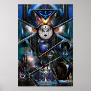 Domaine Des Imaginaires Fractés Matrice Poster Arc