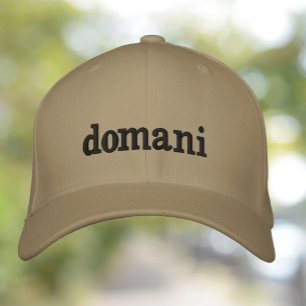Domani (ich komme morgen dazu) Aufschiebinator Bestickte Baseballkappe