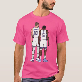 Domantas Sabonis und De'Aaron Fox Back-to T-Shirt