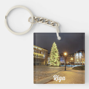 Dôme Carré avec sapin de Noël à Riga