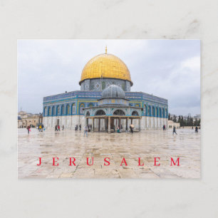 Dôme de Jérusalem de la carte postale Vue de la ch