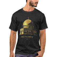 Dôme d'or du T-shirt rock - Elégant noir &