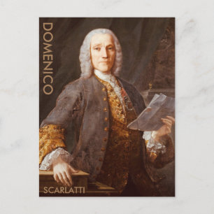 Domenico Scarlatti Postcard Postkarte
