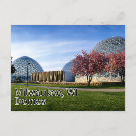 Domes in Milwaukee WI Postcard Postkarte