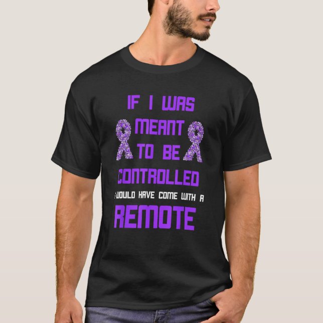 Domestic Violence Awareness Remote World Narcissis T-Shirt (Vorderseite)
