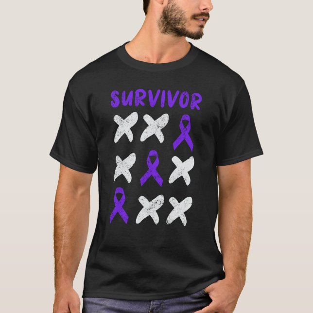 Domestic Violence Awareness Survivor T-Shirt (Vorderseite)