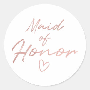 Domestique d'honneur - autocollant rose