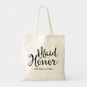Domestique d'honneur épousant le sac fourre-tout à