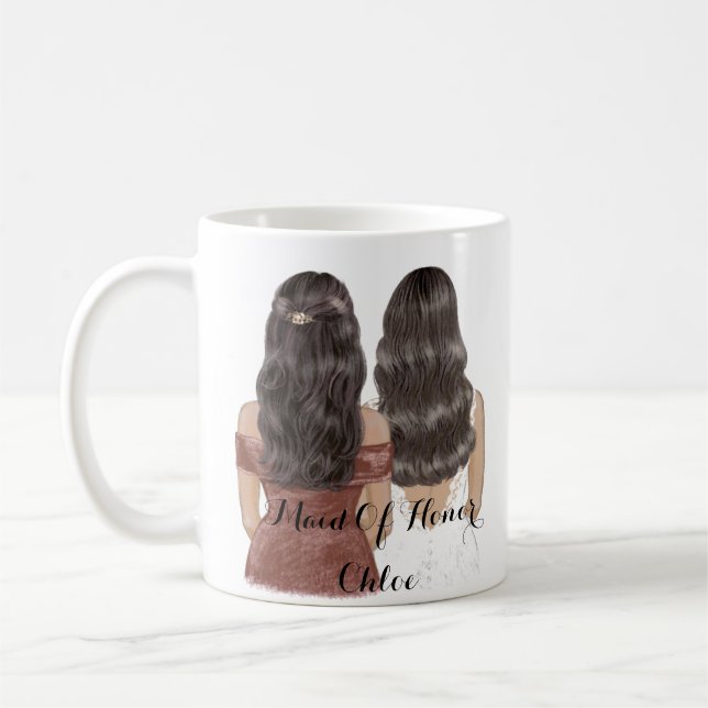 domestique d'honneur tasse personnalisée (Gauche)