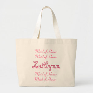 Domestique rose et blanche de sac de mariage