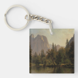 Domgestein, Yosemitetal Albert Bierstadt Schlüsselanhänger