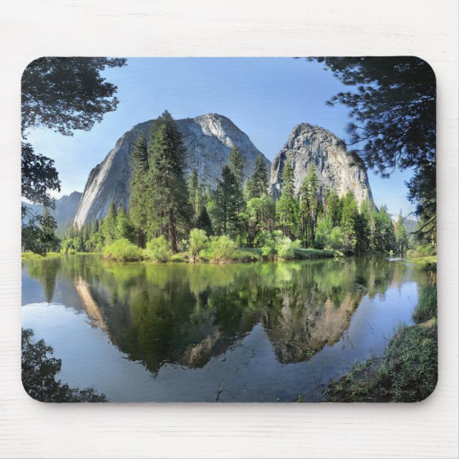 Domgesteine über dem Merced River - Yosemite Mousepad (Vorne)