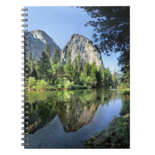 Domgesteine über dem Merced River - Yosemite Notizblock