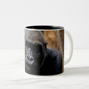 Dominant Primat Gorilla Ape Zweifarbige Tasse