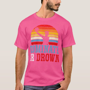 Dominate oder Drossel Water Polo Athlete