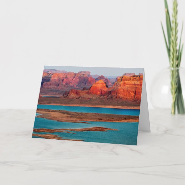 Dominguez Butte & Lake Powell, Utah Karte (Vorderseite)