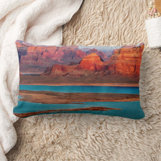 Dominguez Butte & Lake Powell, Utah Lendenkissen (Decke)