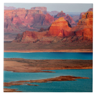 Dominguez Butte und Lake Powell, Utah Fliese