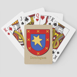 Dominguez Historischer Schild Spielkarten