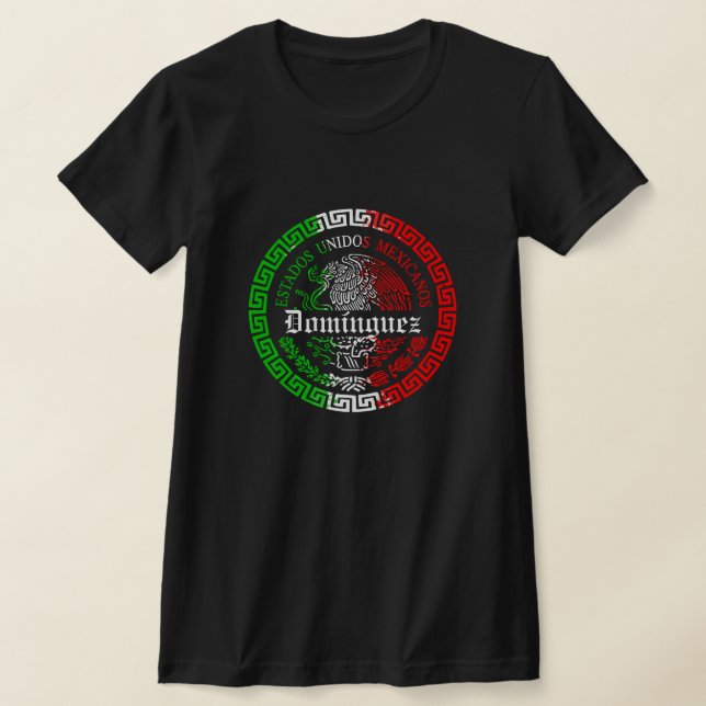 Domínguez Nachname México Emblem Shirt (Ablage )